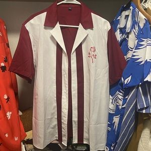 Rose Rever collar shirt - XL